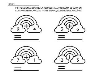 Fichas de suma para colorear-2