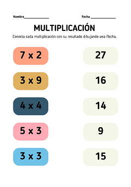 Multiplicacion - Láminas de matemáticas para primaria-2