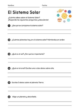 Cuestionario Sobre el Sistema Solar con Respuestas-1