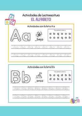 Hoja de trabajo para imprimir el alfabeto-01