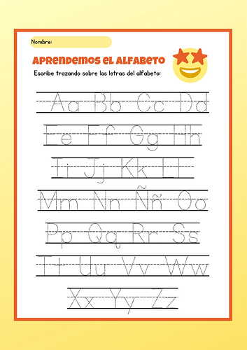 Actividad de Trazado de Letras-1
